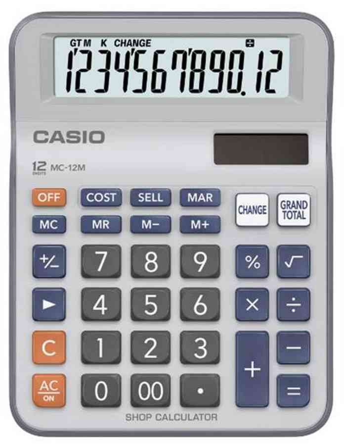 Casio MC-12M Desktop Calculator